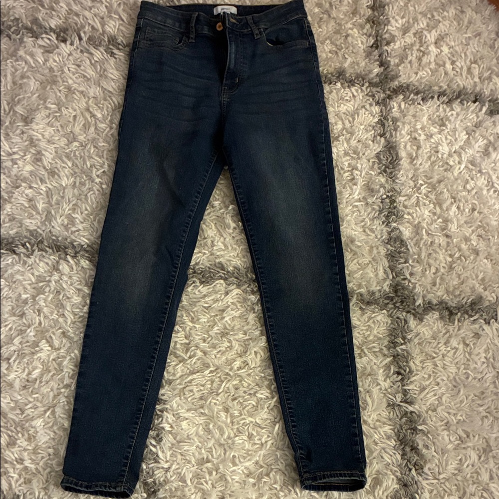 Forever 21 Dark Blue Skinny Jeans